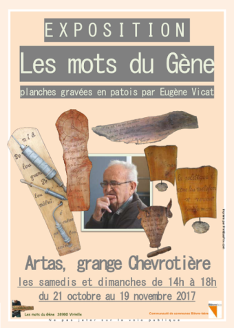 Affiche de l'exposition à Artas